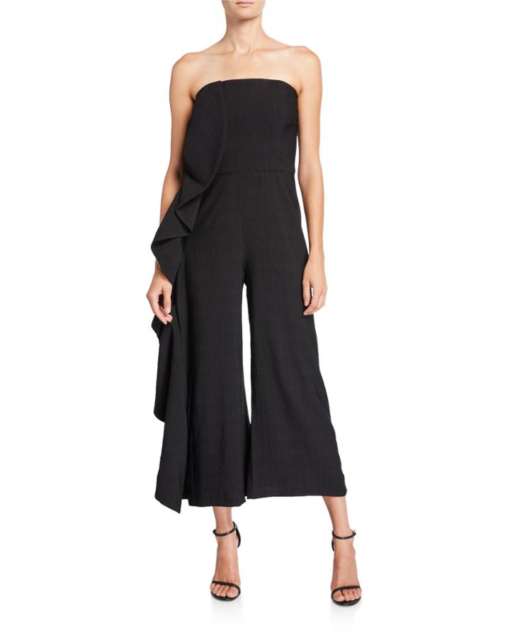 Carissa Strapless Ruffle Jumpsuit
