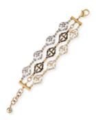 Gloria Crystal Statement Bracelet