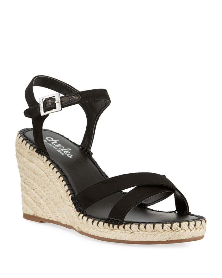 Nacho Microsuede Wedge Espadrille