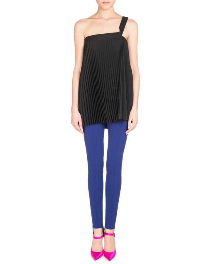 Convertible Pleated Skirt/top, Black