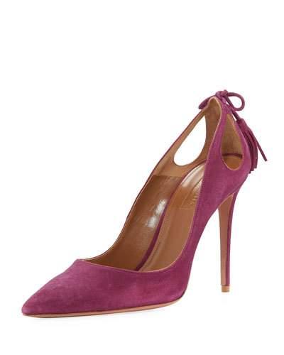 Forever Marilyn Suede Pump, Purple
