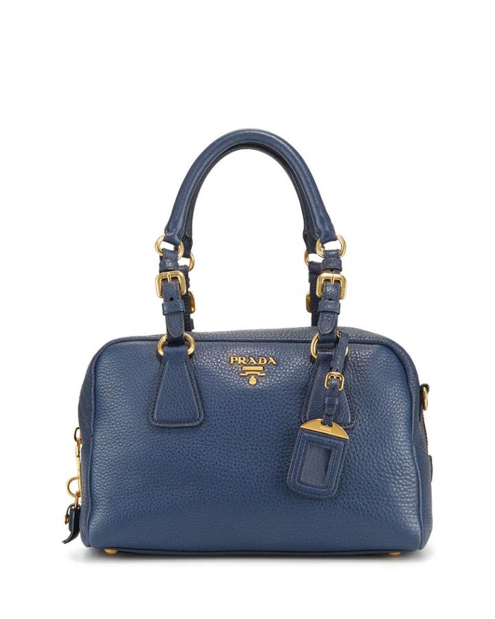Vitello Daino Boston Pebbled Leather