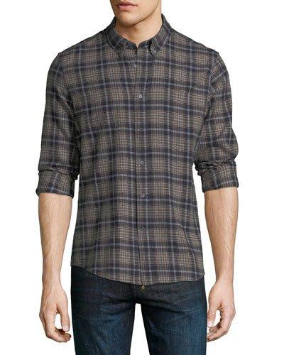 Plaid Button-down