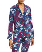 Brigitte Long-sleeve Tikki Floral Blouse
