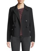 Double Breasted Patch-pocket Blazer Jacket