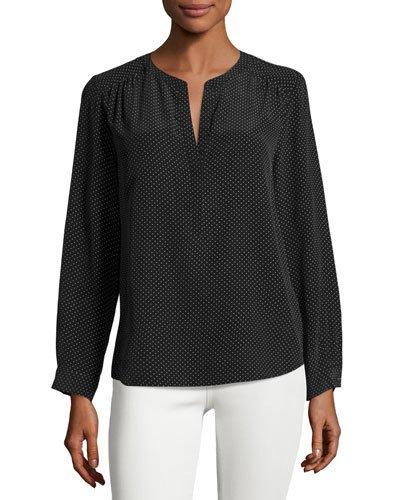 Carita Pin-dot Silk