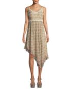 Aubrey Botanical Floral-print Georgette Midi Dress W/