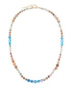 Mixed Crystal Bead Necklace