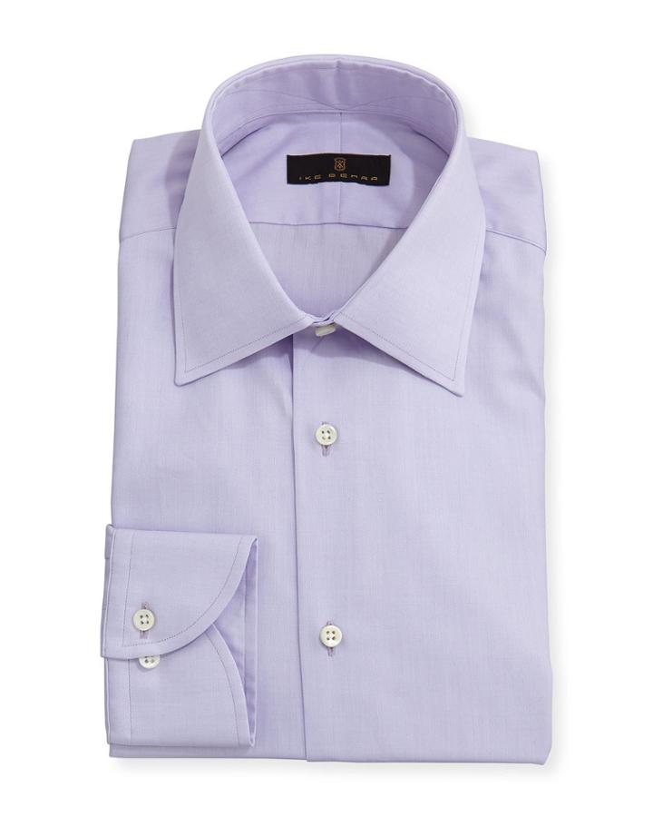 Gold Label Micro-herringbone Dress Shirt,