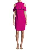 Crepe Cold-shoulder