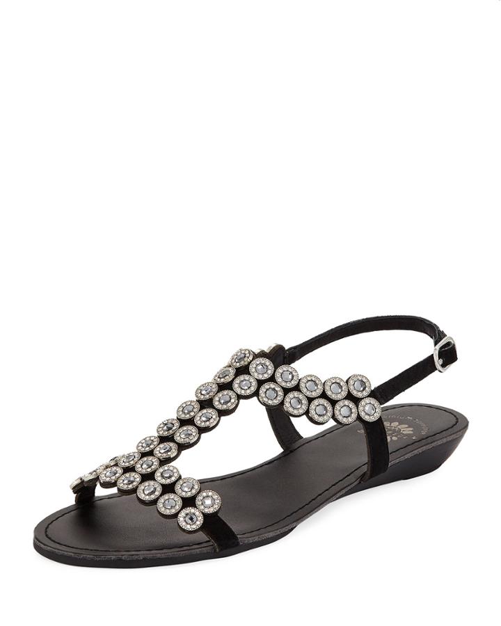 Beaming Embellished Flat