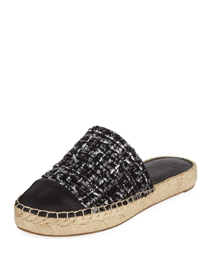 Emilie Tweed Flat Espadrille