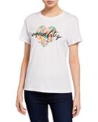 Equality Heart Graphic Short-sleeve Cotton Tee