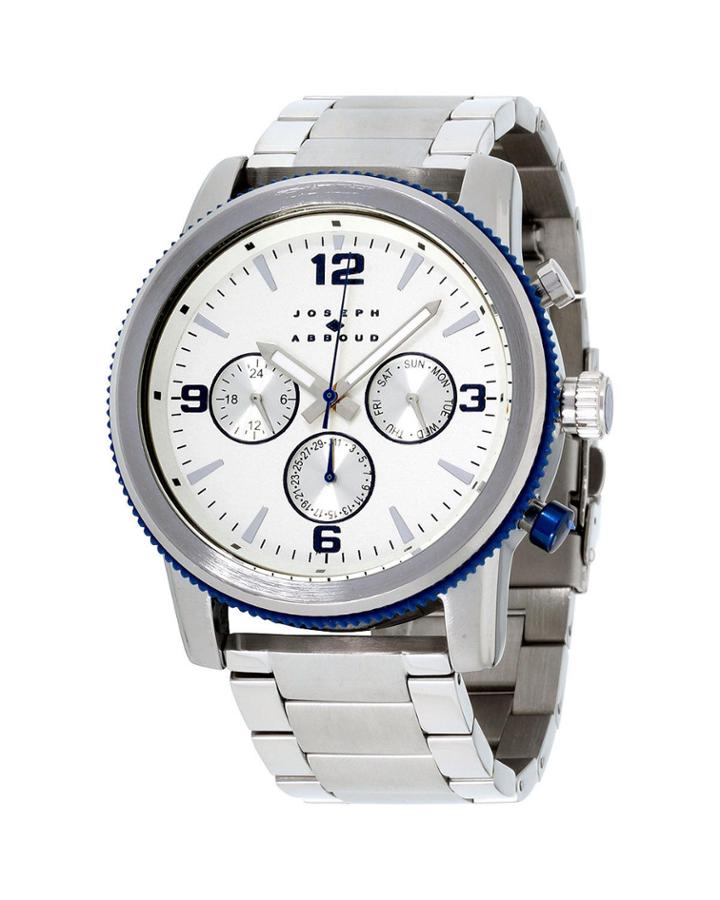 Men's 46mm Chronograph Watch W/ Bracelet,