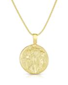 Greece Coin Pendant Necklace