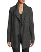 Central Park Cowl-neck Zip-front Jacket