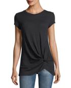 Front-twist Short-sleeve Tee