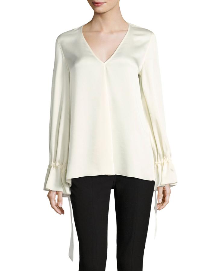 Adalina V-neck Tie-cuff