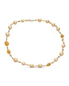 18k South Sea Golden Pearl Necklace,