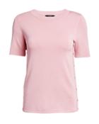Jersey-knit Crew Neck Tee