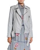 Kingsley Leather Belted Jacket