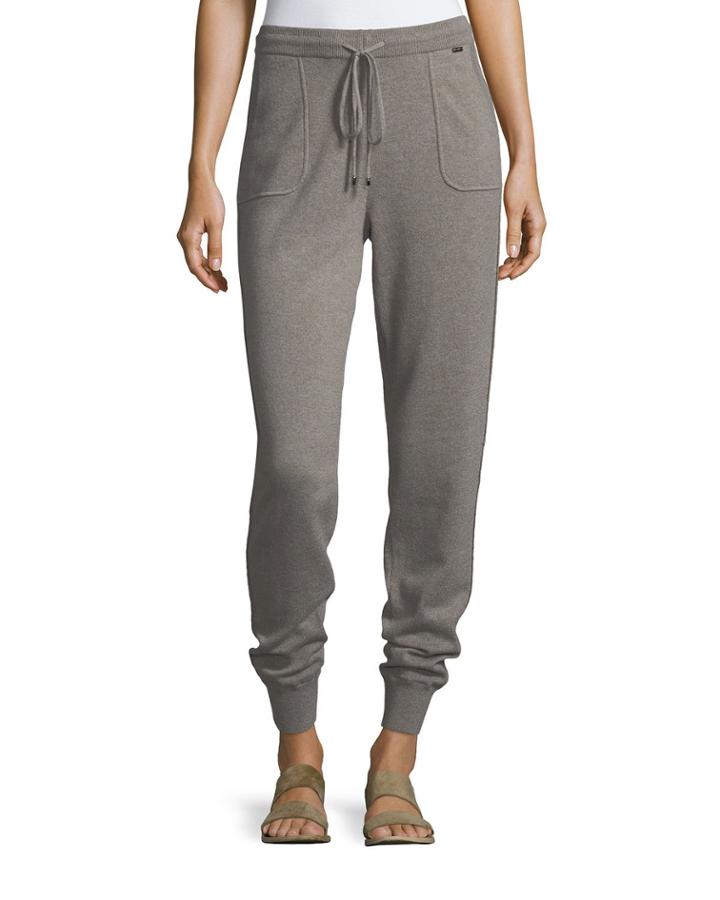 Cashmere Jersey Knit Pants