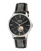 Men's Automatic Mulberry Black Leather