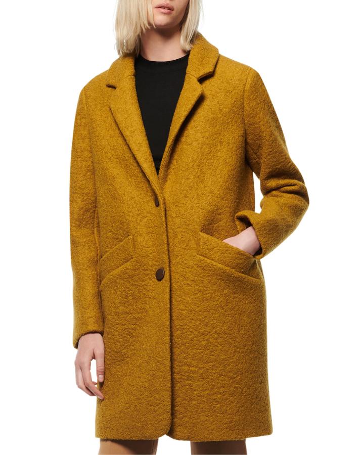 Best Seller Pressed Boucle Coat