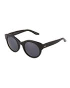 Isadora Cat-eye Sunglasses, Black Noir