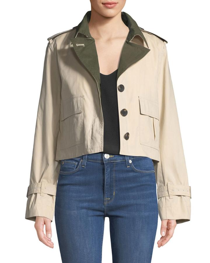 Short Utility Anorak Jacket