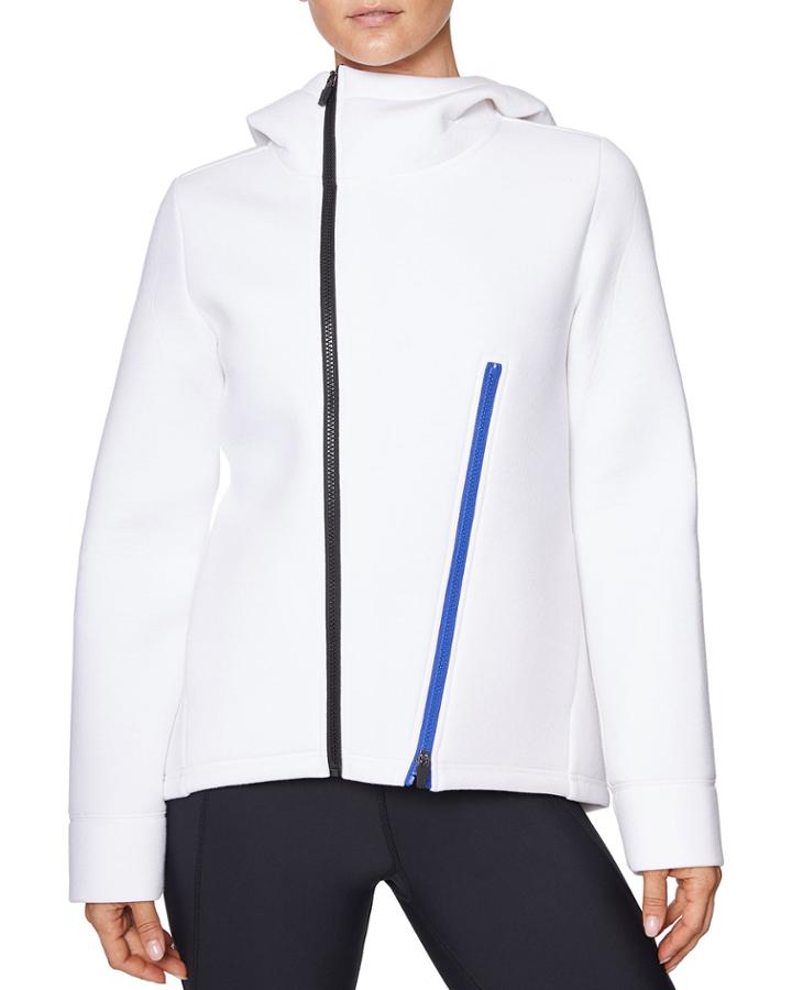 Asymmetric Zip-front Bonded Jacket