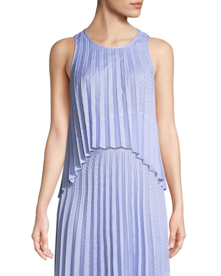 Hailey Shirting Stripe Tank Top