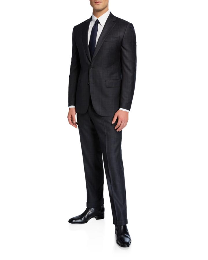 Men's Plaid Two-piece