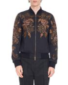 Vinny Reversible Cotton Bomber Jacket