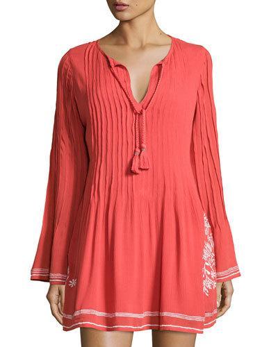 Audrey Embroidered Dress,