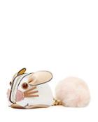 Bunny Pouch Handbag Charm, Ivory