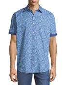 Shaped-fit Short-sleeve Dobby
