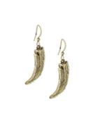 Burnished Golden Tusk Earrings