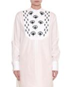 Embroidered Long Cotton Tunic