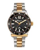 43mm 1898 Sport Men's Two-tone Bracelet Watch, Black