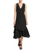 Taurina Silk Asymmetrical Tiered
