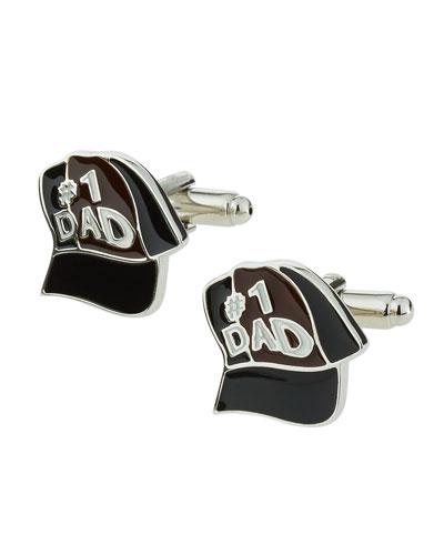 Enameled #1 Dad Ball Cap Cuff