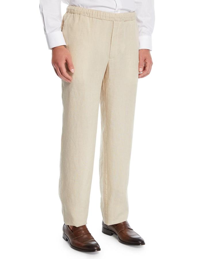 Men's Classic-fit Straight-leg Trousers