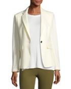 Wool Club Jacket, White