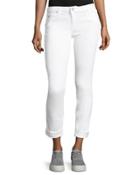 Bacara Low-rise Slim-leg Cropped Jeans