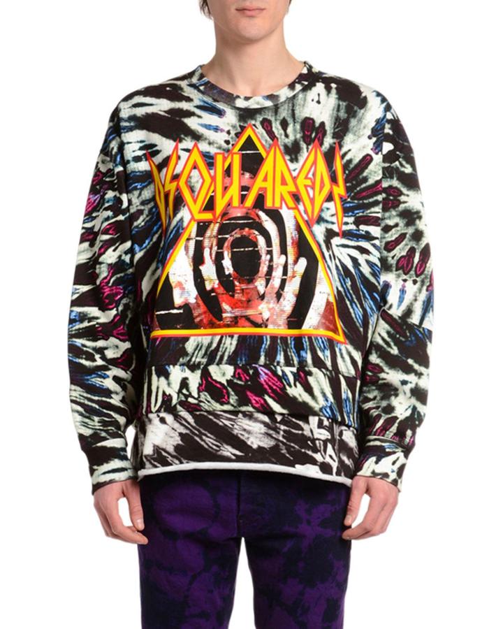 Men's Oversized Tie-dye