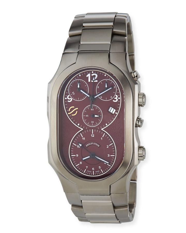 Swiss Signature Chronograph Watch, Red