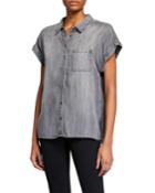 Marsden Button-down Short-sleeve Shirt W/ Chest Pocket