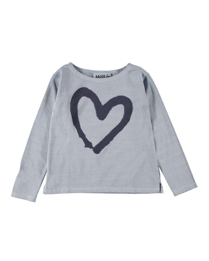 Ramilah Heart Graphic Long-sleeve Tee,