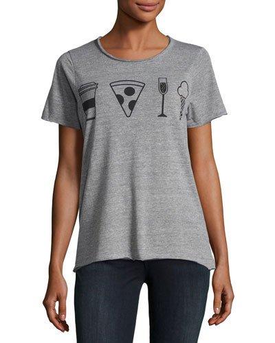 Daily Rituals Heathered Tee, Gray